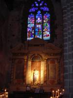 Chapelle de Charné - la statue de Marie